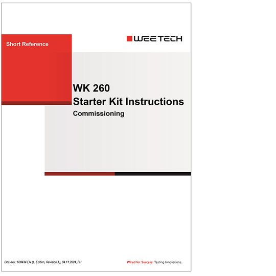 WK 260 Starter Kit - Commissioning